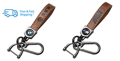 #ad #ad Genuine Leather Car Keychain for BMW Key Chain Ring Accessories for Men amp; Women $10.99