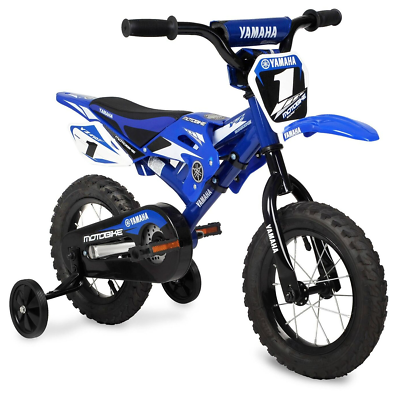 Boys Kids Bike Moto Childs BMX 12quot; Blue 2 4 wheels Children Bicycle Steel $86.00