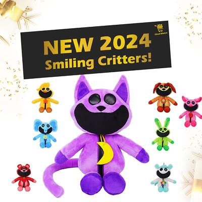 #ad #ad 2024 Smiling Critters Figure Plush Doll Catnap Hoppy Hopscotch Gift Doll Toys $8.87