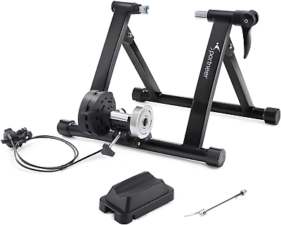 #ad Bike Trainer Magnetic Stationary Stand for 26 28quot; amp; 700C Wheels 8 Level Resi $118.36