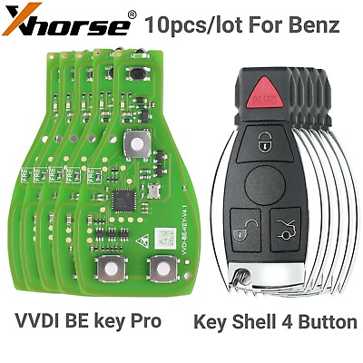 #ad Xhorse VVDI BE Key Pro Board With Smart Key Shell 4 buttons for Mercedes Benz $20.95