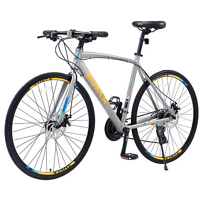 #ad 24 Speed Hybrid Bike Disc Brake 700C Road Bike For men women#x27;s City Bicycle $295.99