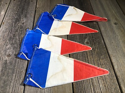 MUSCLE BIKE BICYCLE POST FLAG FRANCE X4 FLAG VINTAGE BICYCLE ACCESSORY NOS $33.99
