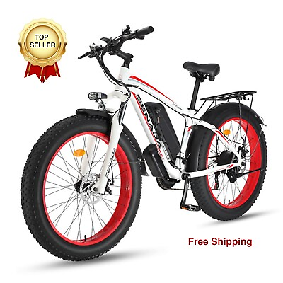 #ad #ad ARCHON 26quot; Fat Tire Electric Bike for Adult 1000W Ebikes 48V 17.5AH UL $890.19