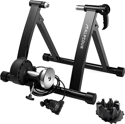 #ad Magnetic Bike Trainer Stand for Indoor Riding – with Bike Trainer 4 Tier Riser B $285.30