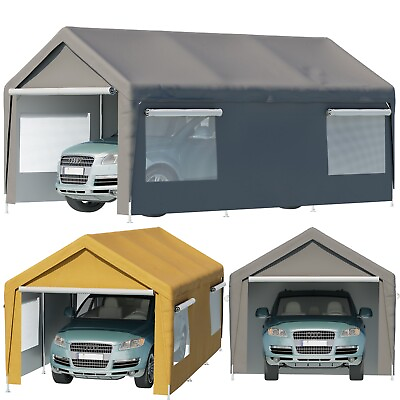 10 x20ft. Outdoor Heavy Duty Storage Carport Shed Garage Canopy Car Shelter Tent $348.99