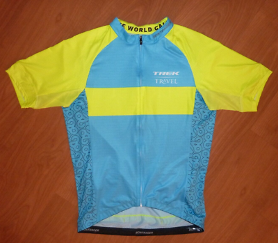 #ad Bontrager Trek Travel 20th Anniversary Men#x27;s Size M Medium Fitted Cycling Jersey $14.95