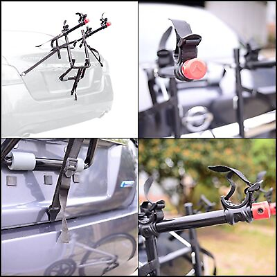 #ad Bike Rack For 2 Bikes Back Of Car Truck SUV Foldable Trunk Mount Clearance Sale. $65.88