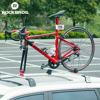 #ad ROCKBROS Bike Car Truck Quick release Alloy Fork lock Roof Mount Rack Carrier $55.88