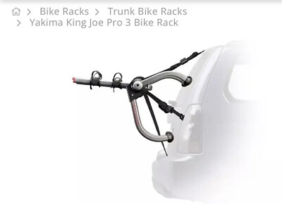 #ad Yakima KingJoe Pro 3 Bike Trunk Mount $150.00