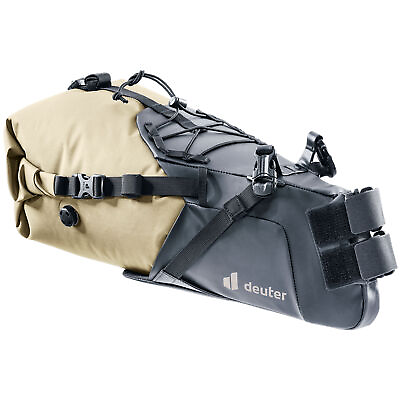 #ad #ad NEW Deuter Packs Cabezon Seat Bag 16.0L Strap Mount Desert Black $140.00