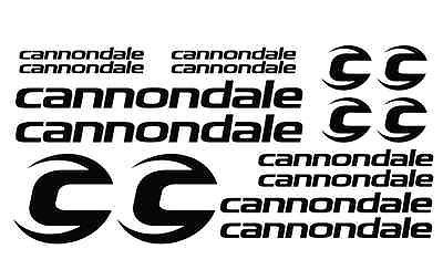 Cannondale Bike Decal Sticker Kit Set of 16 Decals Bike MTB Choose Color $14.99