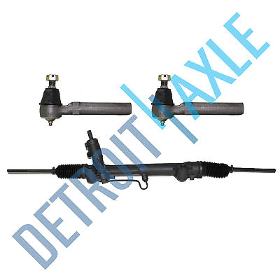 Power Steering Rack and Pinion Assembly 2 New Outer Tie Rod Ends for Mustang $195.84