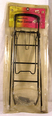 #ad VINTAGE REAR BICYCLE BIKE RACK LUGGAGE FENDER CARRIER 16 in. from Kmart $30.00