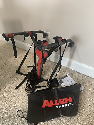 #ad #ad Allen Sports Ultra Compact Folding 2 Bike Trunk Mount Rack MT2B. NEVER USED $28.00