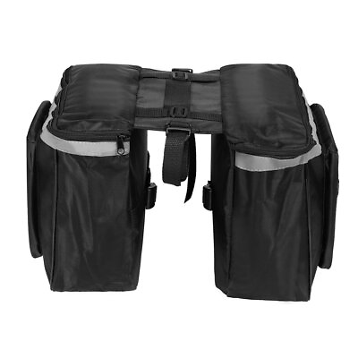 #ad 25L Cycling Rear Rack Seat Trunk Saddle Bicycle Tail Storage Pouch Bike Bag $14.55