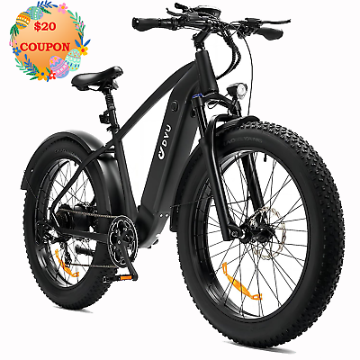 #ad #ad DYU King750 Fat Tire Electric Bike for Adults TeensCommuter City Mountain Ebike $999.00