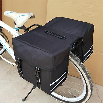 #ad Bike Panniers Pack Bike Trunk Bag for Traveling Shopping Cycling Accessories $31.10