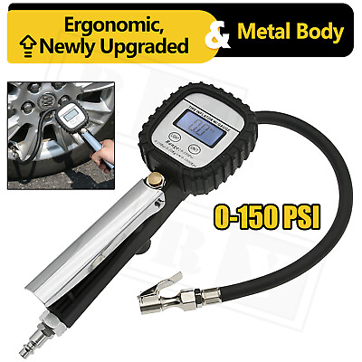 #ad Digital Tire Inflator with Pressure Gauge 150 PSI Air Chuck for Truck Car Bike $19.59