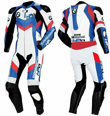 #ad #ad BMW Motorrad Motorcycle Leather Riding Suit Motorbike Racing Bikers Suit $339.95