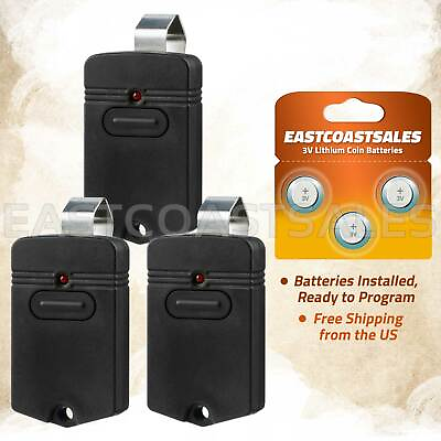 3 For GTO Mighty Mule Gate Opener Remote Control Transmitter RB741 FM135 PRO $29.95