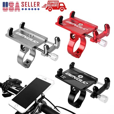 #ad 360° Aluminum Motorcycle Bike Bicycle Holder Mount Handlebar For Cell Phone GPS $6.44