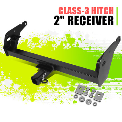 #ad Class 3 Trailer Rear Bumper Tow Hitch Receiver 2quot; for Toyota Tacoma 95 04 Black $155.00