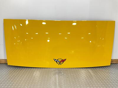 #ad 97 04 Chevy C5 Corvette FRC Trunk Decklid Millenium Yellow 79U Fixed Roof Coupe $250.00