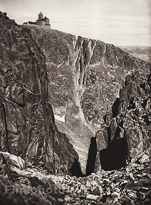 #ad 1924 Vintage GERMANY Riesengebirge Giant Mountain Landscape Photo Art HIELSCHER $174.72