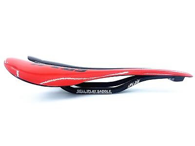 #ad IPLAY Bike carbon Saddle MTB full carbon Road Bike Seat Cushion red 3k glossy $29.90