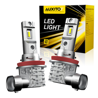 H11 H8 H9 LED Headlight Kit High Low Beam Bulb Super Bright 6500K White 360000LM $19.99