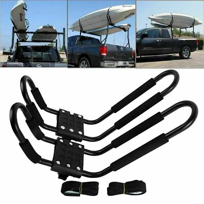 Kayak Roof Rack Canoe Luggage Carrier Top J Bar Mounts for SUV Truck Car Rooftop $26.00