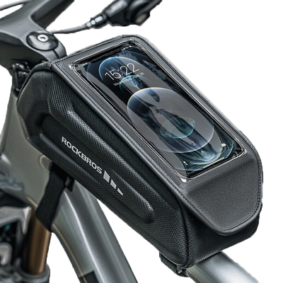 #ad #ad ROCKBROS Bicycle Phone Front Frame Bag MTB Road Handlebar Sensitive Touch Screen $21.99
