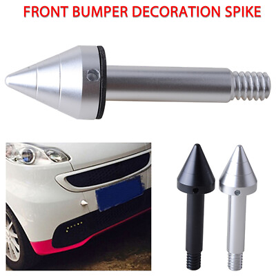 #ad Silver Front or Rear Bumper Protector Spikes Guards Protectors For Smart Car $14.83