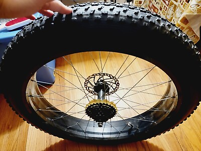 #ad Framed FAT BIKE WHEELSET Chao Yang Bicycle FAT Tire 26quot; x 4.0 CASSETTE BRAKE $55.00