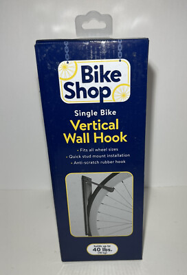 #ad Vertical Wall Mount Bike Rack Single Bicycle Hook Bracket Hanger Storage. $13.90