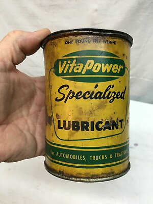 Vtg Vita Power Specialized Water Pump Lubricant 1 pound Grease Can Western Auto $22.49