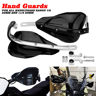 #ad 7 8quot; 1 1 8quot; Pit Dirt Bike Hand Guards Universal For ATV Motocross Off Road Black $23.99