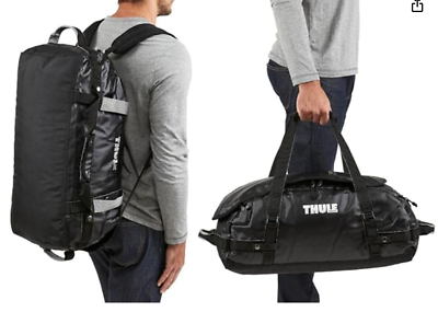 #ad THULE Chasm 40L Duffel Bag Backpack black $70.00