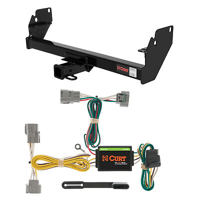 Curt Classs 3 Trailer Hitch w 4 Way Wiring Harness Kit for 05 15 Toyota Tacoma $190.25