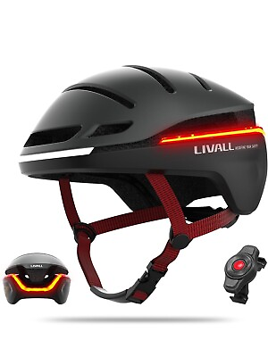 #ad LIVALL EVO21 Smart Bike Helmet with Wide Angle Light Turn Signal Brake Warning $83.99