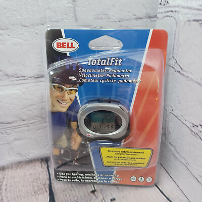 #ad Bell TotalFit Bicycle Digital Speedometer Pedometer Calorie Count NEW SEALED $5.18