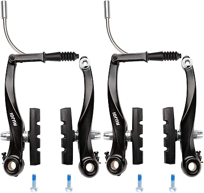 #ad #ad RUJOI Bike Brakes SetMountain Bike V Brakes TypeV Brake Replacement Set for 2 $20.41