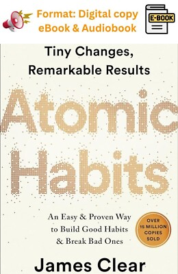 #ad #ad Atomic Habits: An Easy amp; Proven Way to Build Good Habits amp; Break Bad Ones $5.99
