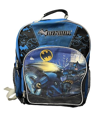 #ad #ad Batman DC Comics On Bat Bike Kids Children School Backpack $9.99