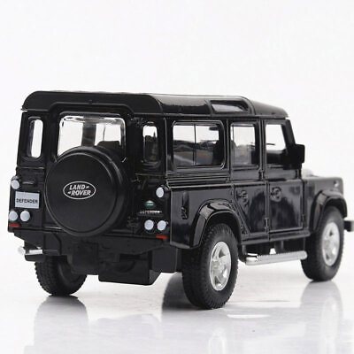 #ad 1 36 Scale Land Rover Defender Toy Car Diecast Model Car Boys Toys Gifts Black $14.97