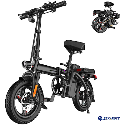 #ad 14#x27;#x27; Foldable Electric Bike 400W Commuting Bicycle for Adult Portable e Bike $225.00