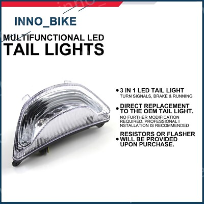#ad #ad For Yamaha Vmax 1700 2009 2014 LED Taillight Brake Turn Signal Integrated Lamp $88.39