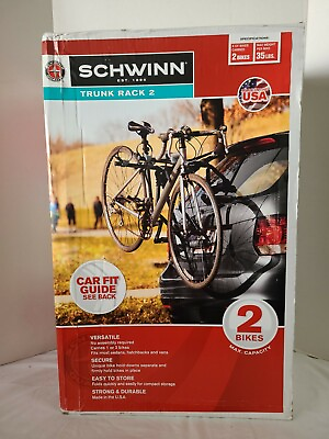 #ad Schwinn 170T 2 Bike Trunk Rack Black $49.99