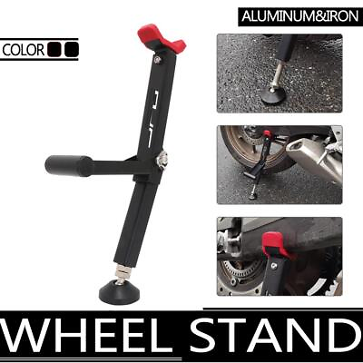 #ad Motorcycle Dirt Bike StandFoldable Motorcycle Stand Jack Lift Handle Universal $32.99